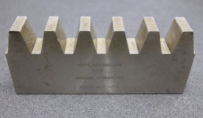 ROLLET PARIS Hobelkamm rack cutter m= 7,5 Angle 29°