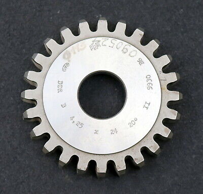 PWS Scheibenschneidrad gear shaper m= 4,25mm EGW 20° Z= 24 BP II  Ø112x19xØ1 1/4"