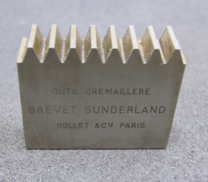 ROLLET PARIS Hobelkamm rack cutter m= 2,5 Angle 20°