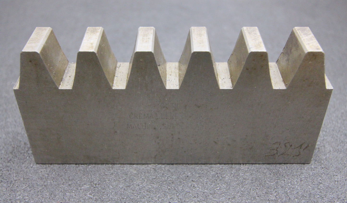 DELTAL Hobelkamm rack cutter m= 8 Angle 14°30 150x25mm