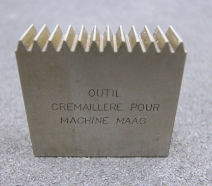 DELTAL Hobelkamm rack cutter m= 1,5 Angle 20° 56x20mm