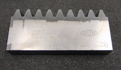 DELTAL Hobelkamm rack cutter m= 4 Angle 20° 115x20mm