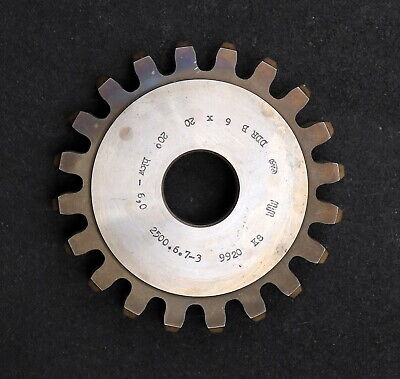 PWS Scheibenschneidrad gear shaper m= 6mm EGW 20° Z=20 hkw 6,0 Ø131x20xØ1 1/4"