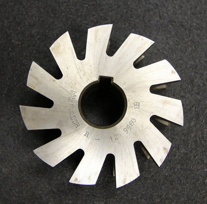 PWS Halbrund-Formfräser konkav Radiusfräser Radius 12mm - 100x44x27mm LKN