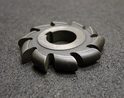 Halbrund-Formfräser konvex Radiusfräser Radius 5mm - 65x10x22mm 10 Spannuten